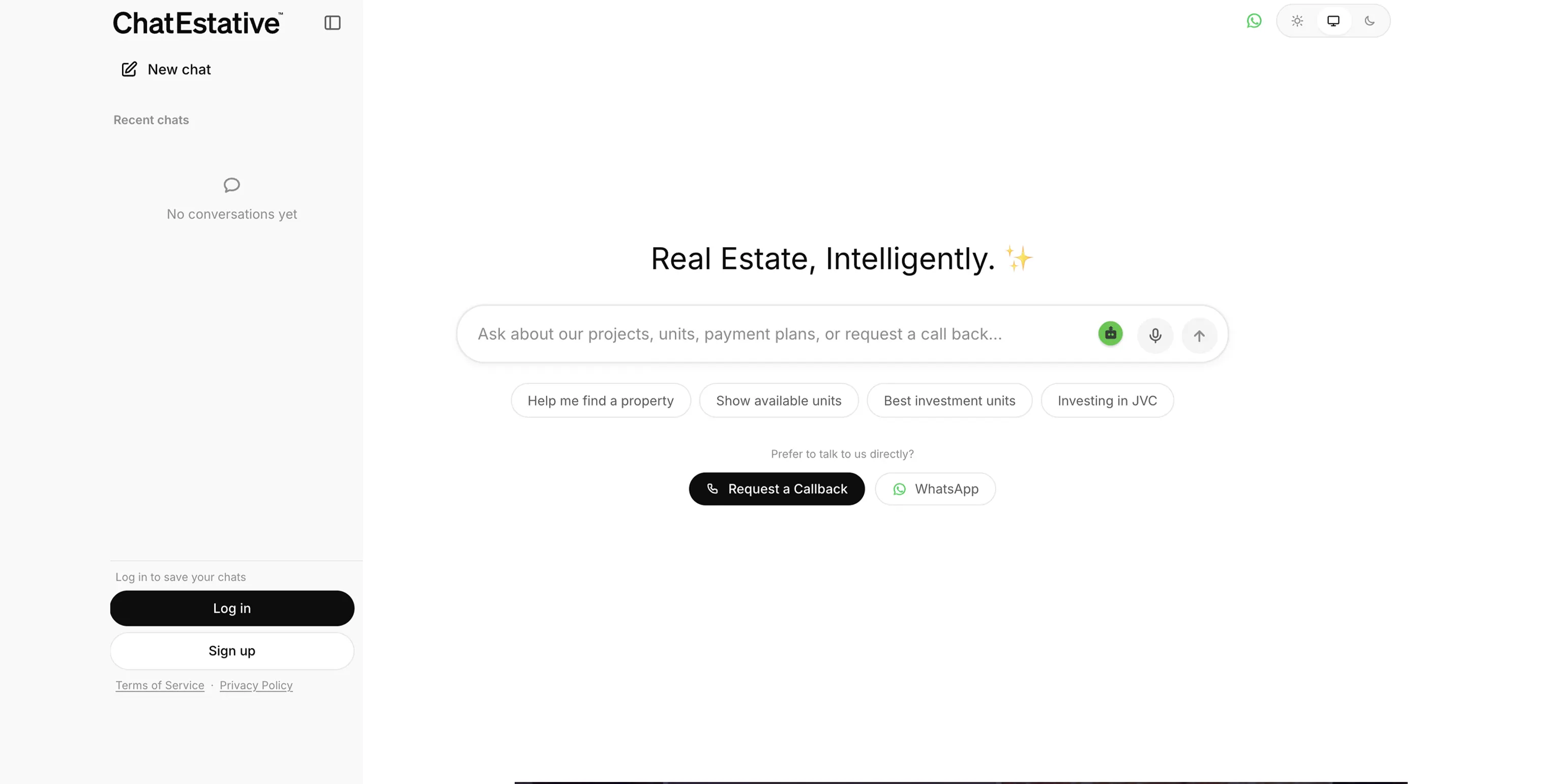 ChatEstative AI assistant: Real Estate, Intelligently